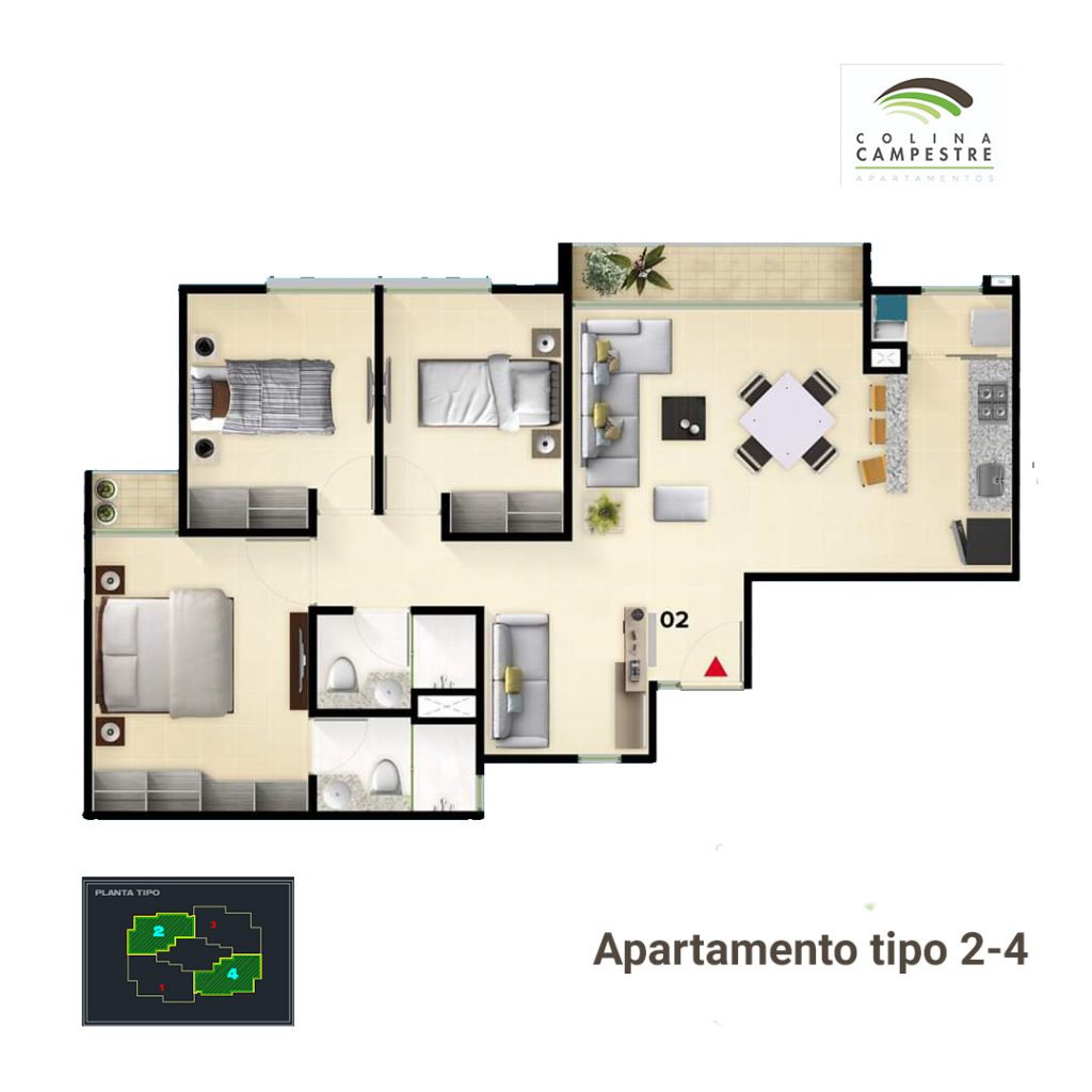 apartamento 2 4